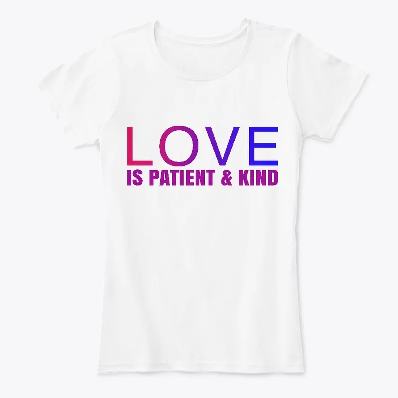 Love Is Patient & Kind Pink Collection